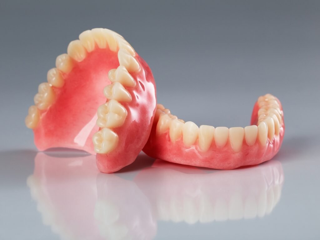 Regain your smile and chewing comfort with custom dentures at The Family Dental Clinics. Natural appearance, perfect fit.